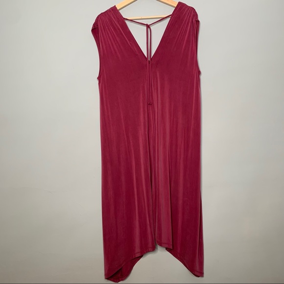 NWT eri + ali Pink Boho Midi Briella Tunic Dress S - Picture 3 of 12